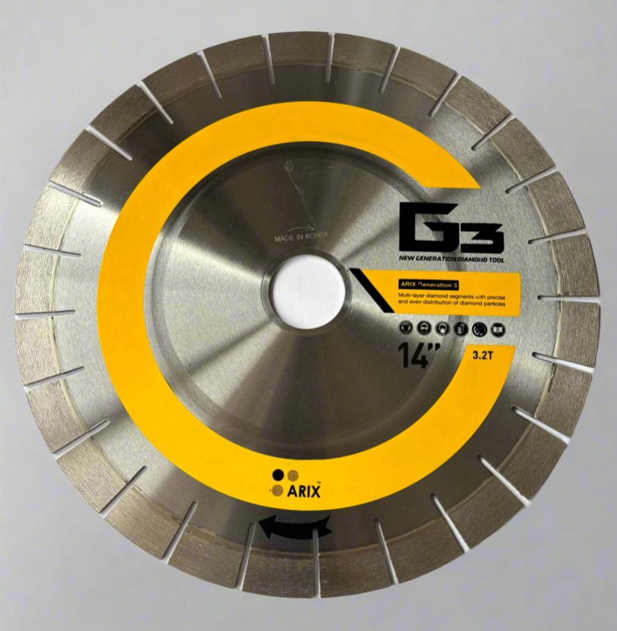 14-18” G3 Blade 25mm All Purpose Blade Arix (Lined up Diamonds)